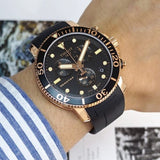 Buy Shop Tissot Seastar 1000 Chronograph Black Dial Black Rubber Strap Watch For Men - T120.417.37.051.00 USA Online