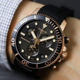Buy Shop Tissot Seastar 1000 Chronograph Black Dial Black Rubber Strap Watch For Men - T120.417.37.051.00 USA Online