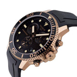 Buy Shop Tissot Seastar 1000 Chronograph Black Dial Black Rubber Strap Watch For Men - T120.417.37.051.00 USA Online