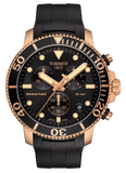 Buy Shop Tissot Seastar 1000 Chronograph Black Dial Black Rubber Strap Watch For Men - T120.417.37.051.00 USA Online
