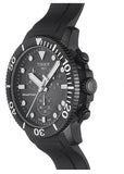 Buy Shop Tissot Seastar 1000 Chronograph Black Dial Black Rubber Strap Watch For Men - T120.417.37.051.02 USA Online