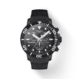 Buy Shop Tissot Seastar 1000 Chronograph Black Dial Black Rubber Strap Watch For Men - T120.417.37.051.02 USA Online