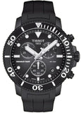 Buy Shop Tissot Seastar 1000 Chronograph Black Dial Black Rubber Strap Watch For Men - T120.417.37.051.02 USA Online