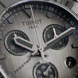 Buy Shop Tissot Seastar 1000 Chronograph Black Dial Black Steel Strap Watch for Men - T120.217.33.061.00 USA Online