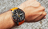 Buy Shop Tissot Seastar 1000 Chronograph Black Dial Orange Rubber Strap Watch For Men - T120.417.17.051.01 USA Online