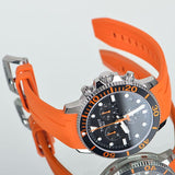 Buy Shop Tissot Seastar 1000 Chronograph Black Dial Orange Rubber Strap Watch For Men - T120.417.17.051.01 USA Online