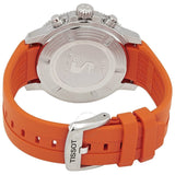Buy Shop Tissot Seastar 1000 Chronograph Black Dial Orange Rubber Strap Watch For Men - T120.417.17.051.01 USA Online
