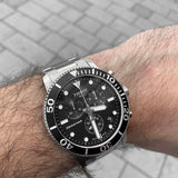 Buy Shop Tissot Seastar 1000 Chronograph Black Dial Silver Steel Strap Watch For Men - T120.417.11.051.00 USA Online