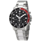 Buy Shop Tissot Seastar 1000 Chronograph Black Dial Silver Steel Strap Watch For Men - T120.417.11.051.01 USA Online