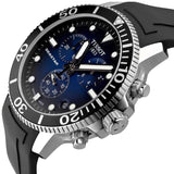 Buy Shop Tissot Seastar 1000 Chronograph Blue Dial Black Rubber Strap Watch For Men - T120.417.17.041.00 USA Online
