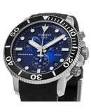Buy Shop Tissot Seastar 1000 Chronograph Blue Dial Black Rubber Strap Watch For Men - T120.417.17.041.00 USA Online