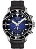 Buy Shop Tissot Seastar 1000 Chronograph Blue Dial Black Rubber Strap Watch For Men - T120.417.17.041.00 USA Online