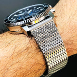 Buy Shop Tissot Seastar 1000 Chronograph Blue Dial Silver Mesh Bracelet Watch For Men - T120.417.11.041.02 USA Online