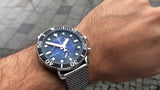 Buy Shop Tissot Seastar 1000 Chronograph Blue Dial Silver Mesh Bracelet Watch For Men - T120.417.11.041.02 USA Online