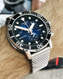 Buy Shop Tissot Seastar 1000 Chronograph Blue Dial Silver Mesh Bracelet Watch For Men - T120.417.11.041.02 USA Online