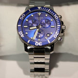 Buy Shop Tissot Seastar 1000 Chronograph Blue Dial Silver Steel Strap Watch For Men - T120.417.11.041.00 USA Online