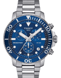 Buy Shop Tissot Seastar 1000 Chronograph Blue Dial Silver Steel Strap Watch For Men - T120.417.11.041.00 USA Online
