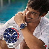 Buy Shop Tissot Seastar 1000 Chronograph Blue Dial Silver Steel Strap Watch For Men - T120.417.11.041.03 USA Online