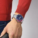 Buy Shop Tissot Seastar 1000 Chronograph Blue Dial Silver Steel Strap Watch For Men - T120.417.11.041.03 USA Online