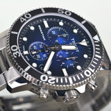 Buy Shop Tissot Seastar 1000 Chronograph Driver Blue Dial Silver Steel Strap Watch For Men - T120.417.11.041.01 USA Online