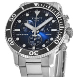Buy Shop Tissot Seastar 1000 Chronograph Driver Blue Dial Silver Steel Strap Watch For Men - T120.417.11.041.01 USA Online