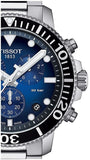 Buy Shop Tissot Seastar 1000 Chronograph Driver Blue Dial Silver Steel Strap Watch For Men - T120.417.11.041.01 USA Online