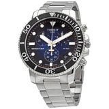Buy Shop Tissot Seastar 1000 Chronograph Driver Blue Dial Silver Steel Strap Watch For Men - T120.417.11.041.01 USA Online