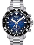 Buy Shop Tissot Seastar 1000 Chronograph Driver Blue Dial Silver Steel Strap Watch For Men - T120.417.11.041.01 USA Online