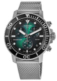 Buy Shop Tissot Seastar 1000 Chronograph Green Dial Silver Mesh Bracelet Watch For Men - T120.417.11.091.00 USA Online