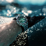 Buy Shop Tissot Seastar 1000 Chronograph Green Dial Silver Steel Strap Watch For Men - T120.417.11.091.01 USA Online