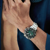 Buy Shop Tissot Seastar 1000 Chronograph Green Dial Silver Steel Strap Watch For Men - T120.417.11.091.01 USA Online