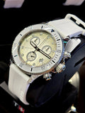 Buy Shop Tissot Seastar 1000 Chronograph Grey Dial White Rubber Strap Watch for Men - T120.217.17.011.00 USA Online