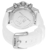 Buy Shop Tissot Seastar 1000 Chronograph Grey Dial White Rubber Strap Watch for Men - T120.217.17.011.00 USA Online