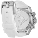 Buy Shop Tissot Seastar 1000 Chronograph Grey Dial White Rubber Strap Watch for Men - T120.217.17.011.00 USA Online