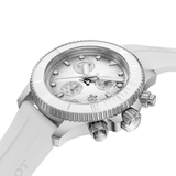 Buy Shop Tissot Seastar 1000 Chronograph Grey Dial White Rubber Strap Watch for Men - T120.217.17.011.00 USA Online