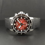 Buy Shop Tissot Seastar 1000 Chronograph Red Dial Black Rubber Strap Watch For Men - T120.417.17.421.00 USA Online