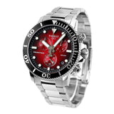 Buy Shop Tissot Seastar 1000 Chronograph Red Dial Silver Steel Strap Watch For Men - T120.417.11.421.00 USA Online