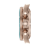 Buy Shop Tissot Seastar 1000 Chronograph Turqouise Dial Turqouise Rubber Strap Watch for Women - T120.217.37.041.00 USA Online