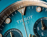 Buy Shop Tissot Seastar 1000 Chronograph Turqouise Dial Turqouise Rubber Strap Watch for Women - T120.217.37.041.00 USA Online