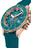 Buy Shop Tissot Seastar 1000 Chronograph Turqouise Dial Turqouise Rubber Strap Watch for Women - T120.217.37.041.00 USA Online