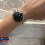 Buy Shop Tissot Seastar 1000 Lady Black Dial Silver Steel Strap Watch for Women - T120.210.11.051.00 USA Online