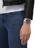 Buy Shop Tissot Seastar 1000 Lady Black Dial Silver Steel Strap Watch for Women - T120.210.11.051.00 USA Online
