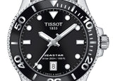 Buy Shop Tissot Seastar 1000 Lady Black Dial Silver Steel Strap Watch for Women - T120.210.11.051.00 USA Online