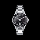 Buy Shop Tissot Seastar 1000 Lady Black Dial Silver Steel Strap Watch for Women - T120.210.11.051.00 USA Online