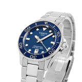 Buy Shop Tissot Seastar 1000 Lady Blue Dial Silver Steel Strap Watch For Women - T120.210.11.041.00 USA Online