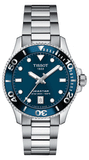 Buy Shop Tissot Seastar 1000 Lady Blue Dial Silver Steel Strap Watch For Women - T120.210.11.041.00 USA Online