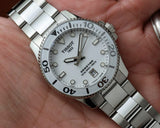 Buy Shop Tissot Seastar 1000 Lady White Dial Silver Steel Strap Unisex Watch - T120.210.11.011.00 USA Online