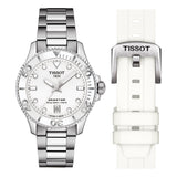 Buy Shop Tissot Seastar 1000 Lady White Dial Silver Steel Strap Unisex Watch - T120.210.11.011.00 USA Online