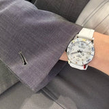 Buy Shop Tissot Seastar 1000 Mother of Pearl White Dial White Rubber Strap Watch for Women - T120.210.17.116.00 USA Online