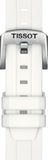 Buy Shop Tissot Seastar 1000 Mother of Pearl White Dial White Rubber Strap Watch for Women - T120.210.17.116.00 USA Online